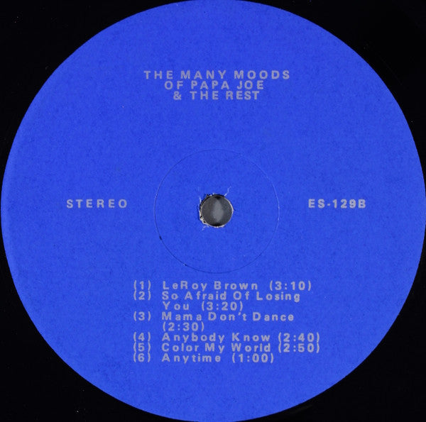 Papa Joe And The Rest : The Many Moods Of Papa Joe And The Rest (LP)