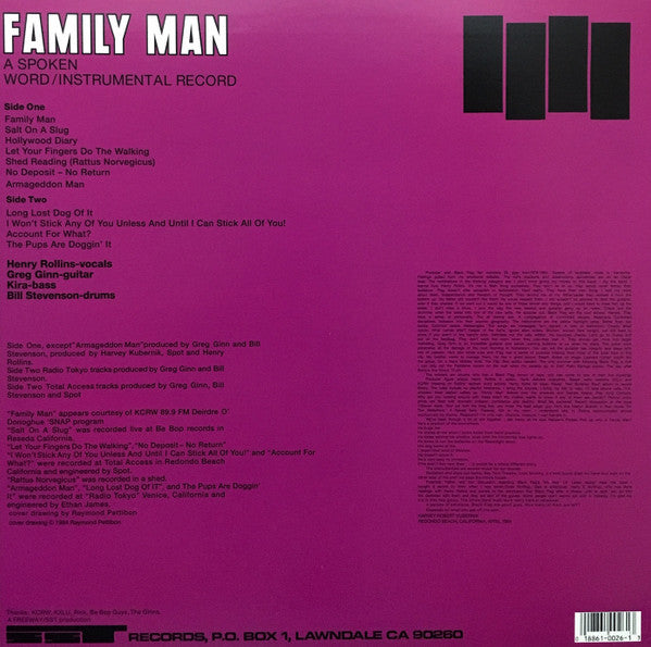 Black Flag : Family Man (LP, Album, RP)
