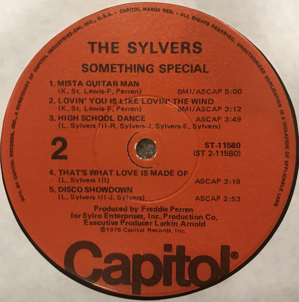 The Sylvers : Something Special (LP, Album, Win)
