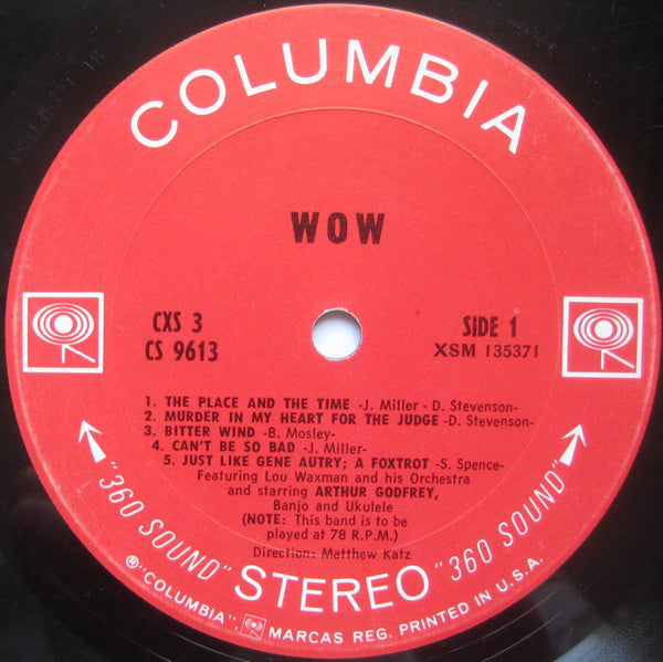 Moby Grape : Wow (LP, Album, Pit)