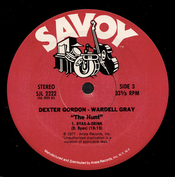 Dexter Gordon & Wardell Gray : The Hunt (2xLP, Comp, Die)