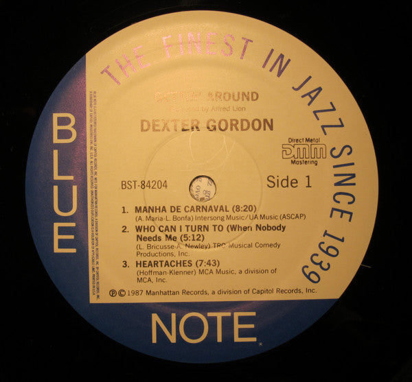 Dexter Gordon : Gettin' Around (LP, Album, RE)
