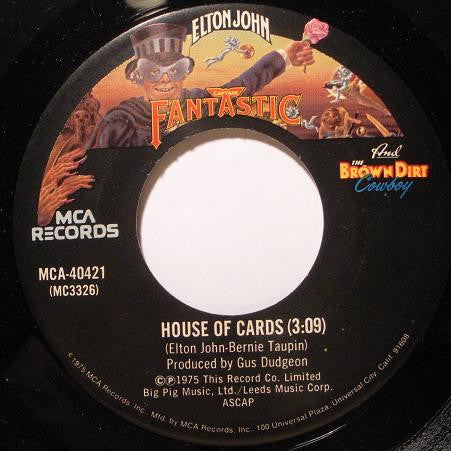 Elton John : Someone Saved My Life Tonight (7", Single, Glo)