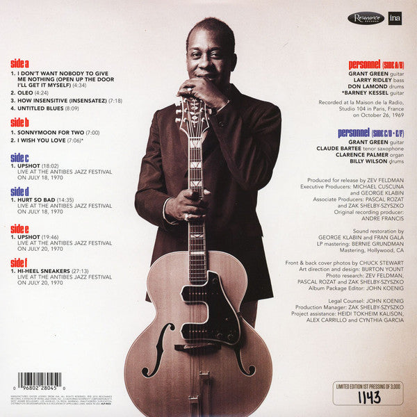 Grant Green : Funk In France: From Paris To Antibes (1969-1970) (3xLP, Album, RSD, Dlx, Ltd, Num, RM, 180)