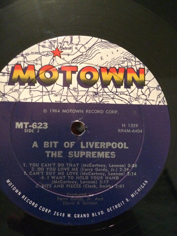 The Supremes : A Bit Of Liverpool (LP, Album, Mono, Hol)