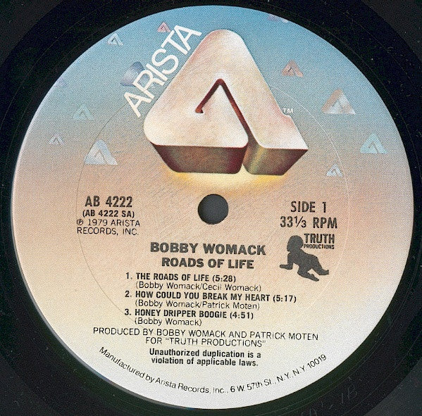 Bobby Womack : Roads Of Life (LP, Album, Ter)