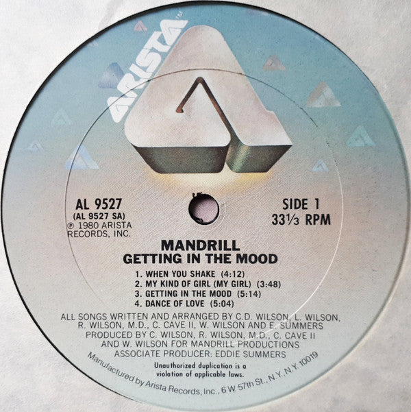 Mandrill : Getting In The Mood (LP, Album)