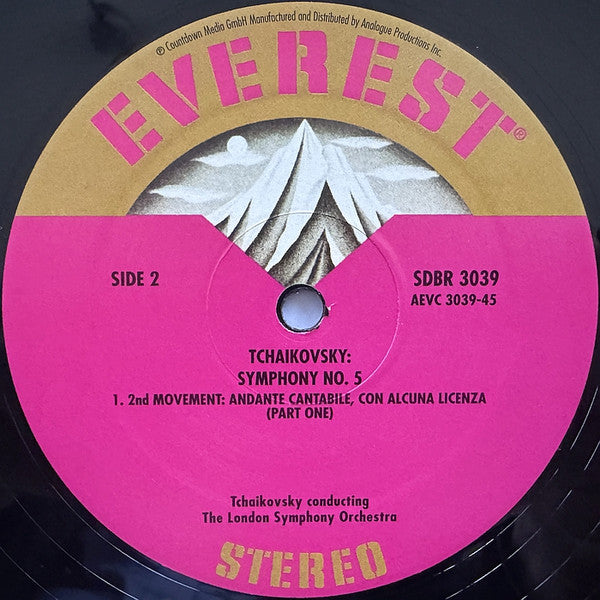 Tchaikovsky* - London Symphony Orchestra, Sir Malcolm Sargent : Symphony No. 5, In E Minor, Opus 64 (2xLP, Album, RE, RM, 200)