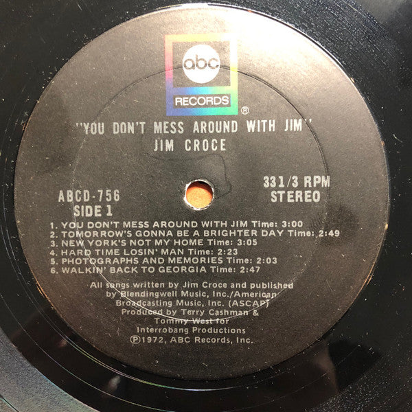 Jim Croce : You Don't Mess Around With Jim (LP, Album, Gat)