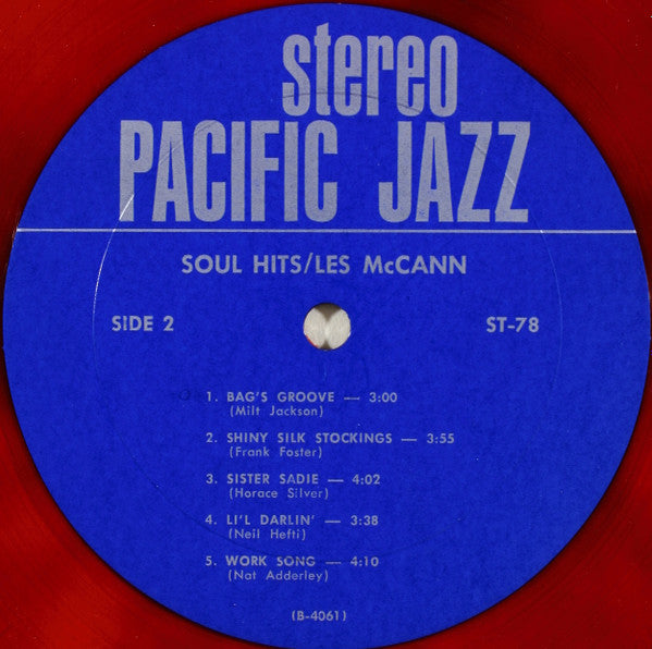 Les McCann : Soul Hits (LP, Album, Red)