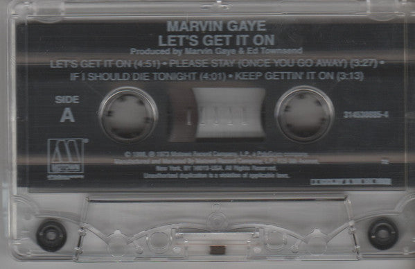 Marvin Gaye : Let's Get It On (Cass, Album, RE)