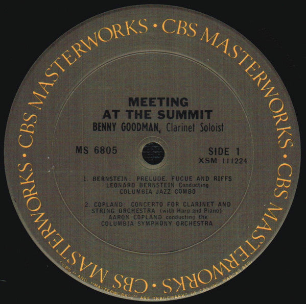 Benny Goodman : Meeting At The Summit (LP, RE)