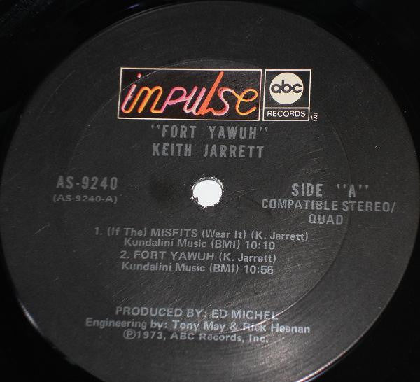 Keith Jarrett : Fort Yawuh (LP, Album, Quad)