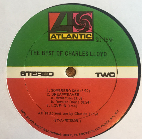 Charles Lloyd : The Best Of Charles Lloyd (LP, Comp, RE)