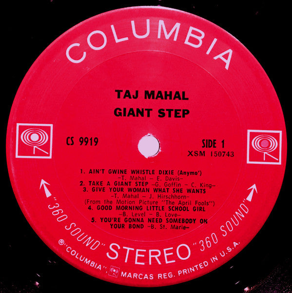 Taj Mahal : Giant Step / De Ole Folks At Home (2xLP, Album, San)