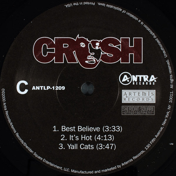 Crush (2) : Misfortunes Of A Man (Clean) (2xLP, Album)