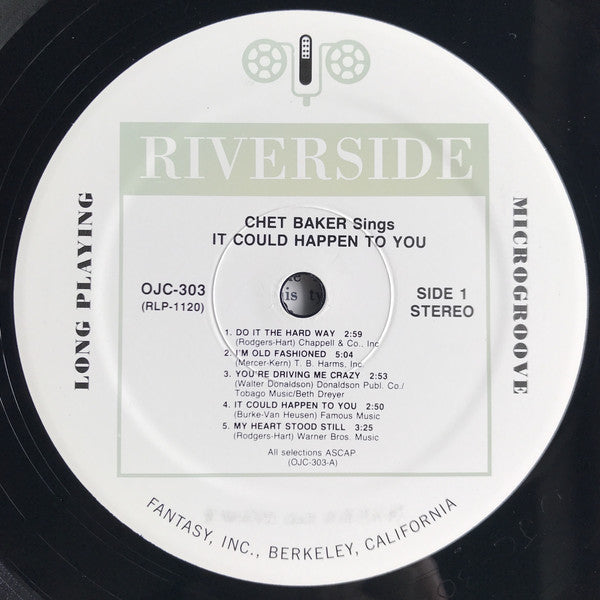Chet Baker : It Could Happen To You (LP, Album, RE, RM, RP)