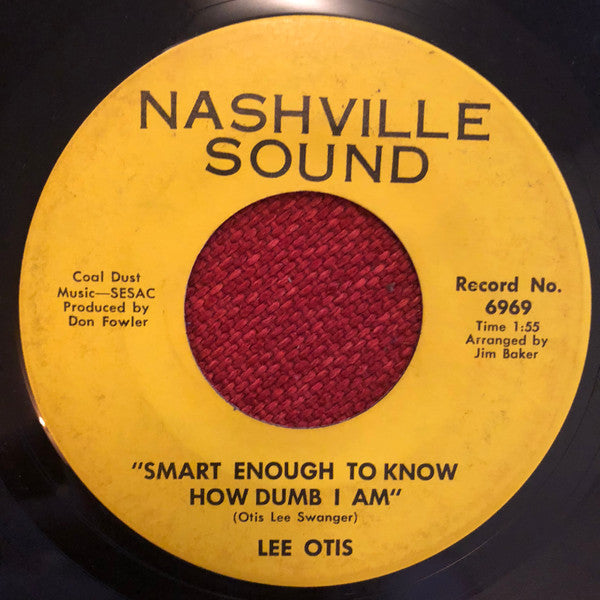 Lee Otis (2) : Wonder Could I Love Her Anymore (7", RE)