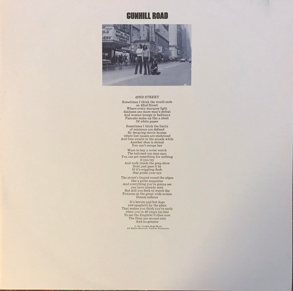 Gunhill Road : Gunhill Road (LP, Album, Promo, Mon)
