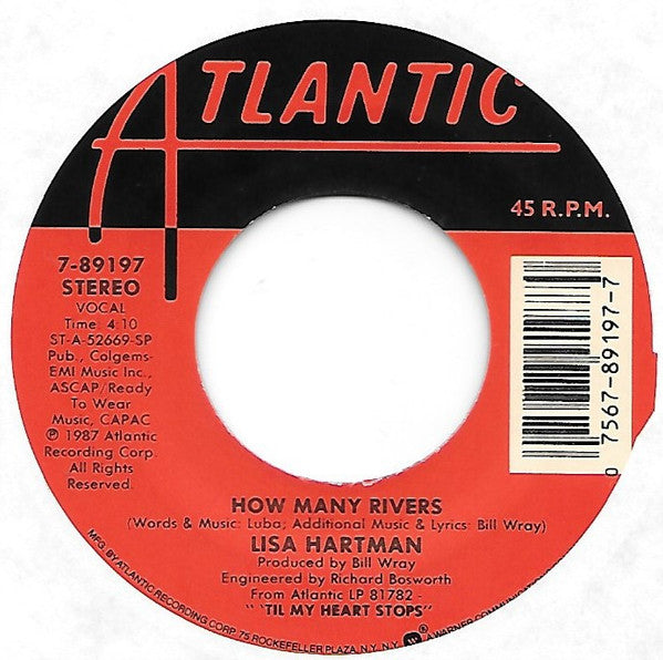 Lisa Hartman : Tempt Me (If You Want To) (7", Single, SP)