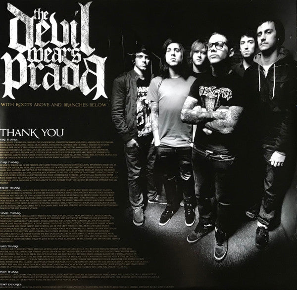 The Devil Wears Prada : With Roots Above And Branches Below (LP, Album, Ltd, RP, Dar)