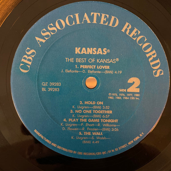 Kansas (2) : The Best Of Kansas (LP, Comp, Car)