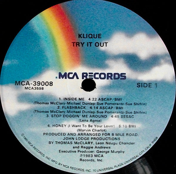 Klique : Try It Out (LP, Album, Glo)