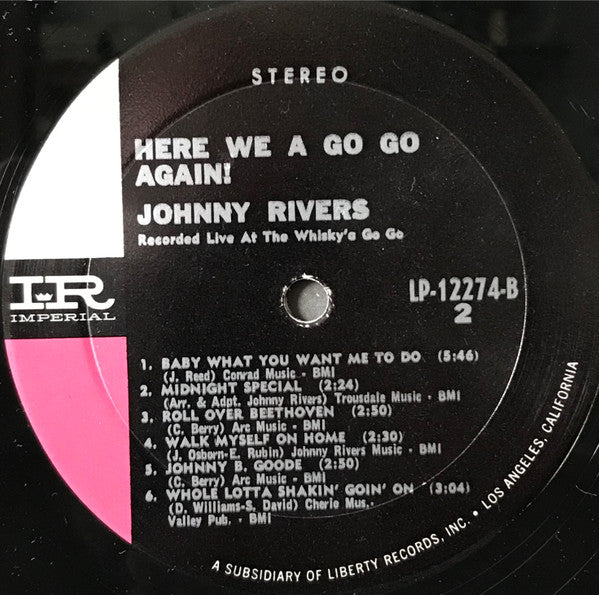 Johnny Rivers : Here We à Go Go Again! (LP, Album)