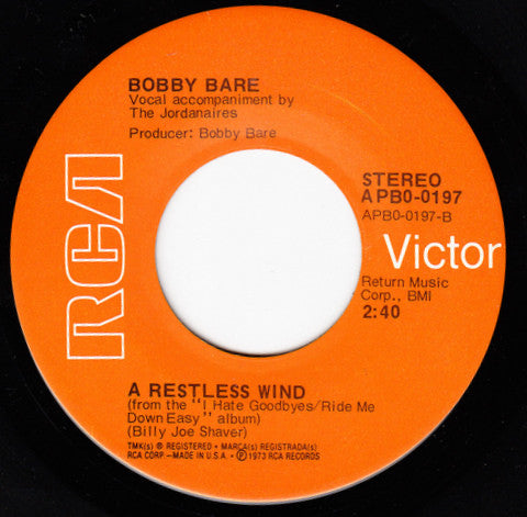 Bobby Bare : Daddy What If (7", Single, Ind)