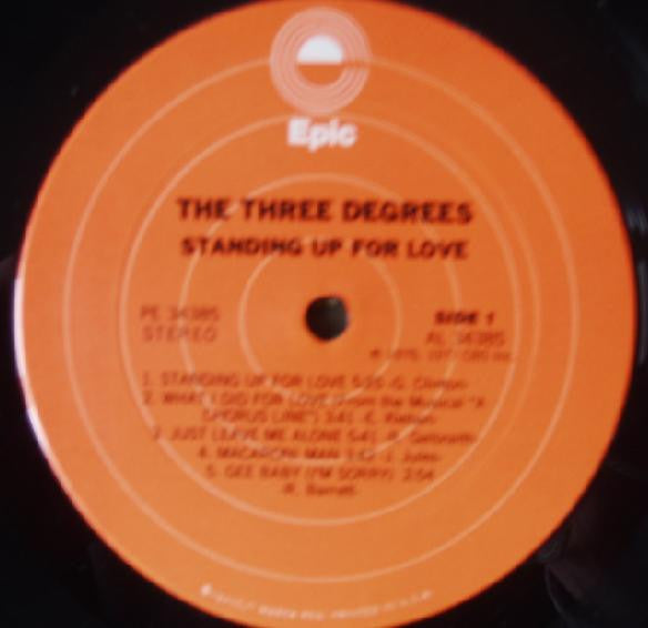 The Three Degrees : Standing Up For Love (LP, Album)