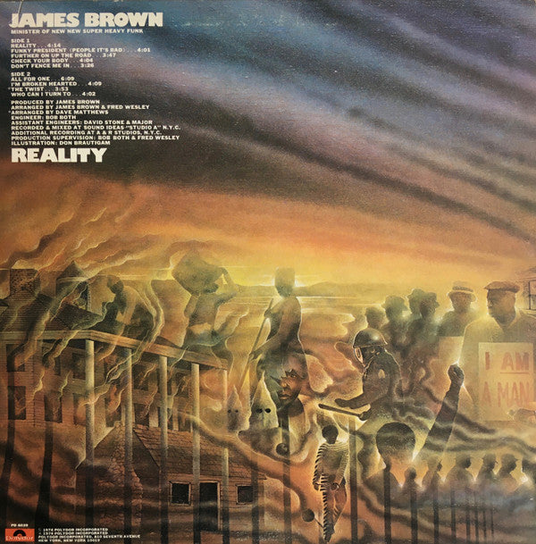 James Brown : Reality (LP, Album, Pre)