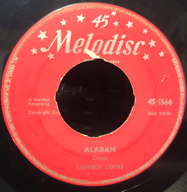 Cowboy Copas : Alabam / I Can (7", Single)