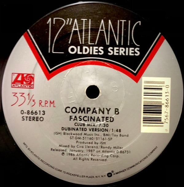 Company B / Jenny Burton : Fascinated / Remember What You Like (12", RE)