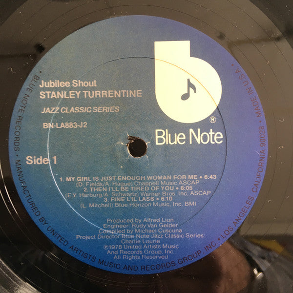 Stanley Turrentine : Jubilee Shouts (2xLP, Album)
