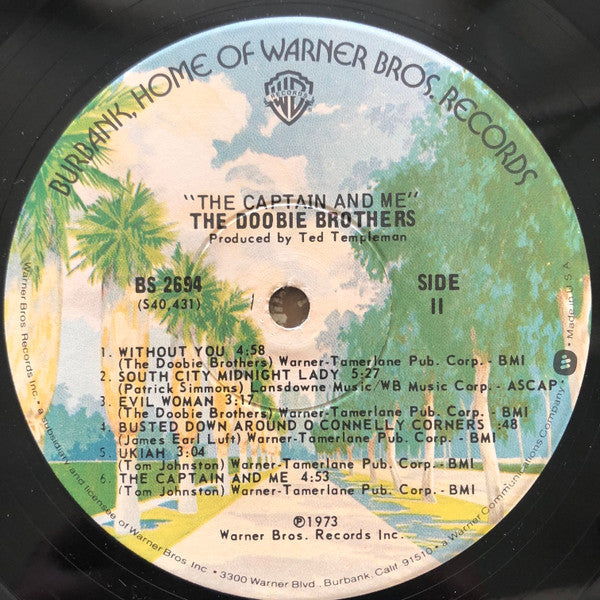 The Doobie Brothers : The Captain And Me (LP, Album, RP, Win)