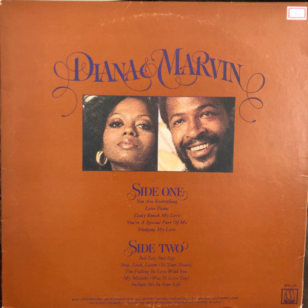 Diana Ross & Marvin Gaye : Diana & Marvin (LP, Album, Spl)