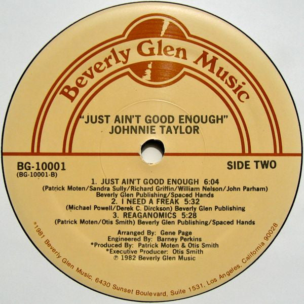 Johnnie Taylor : Just Ain't Good Enough (LP, Album)