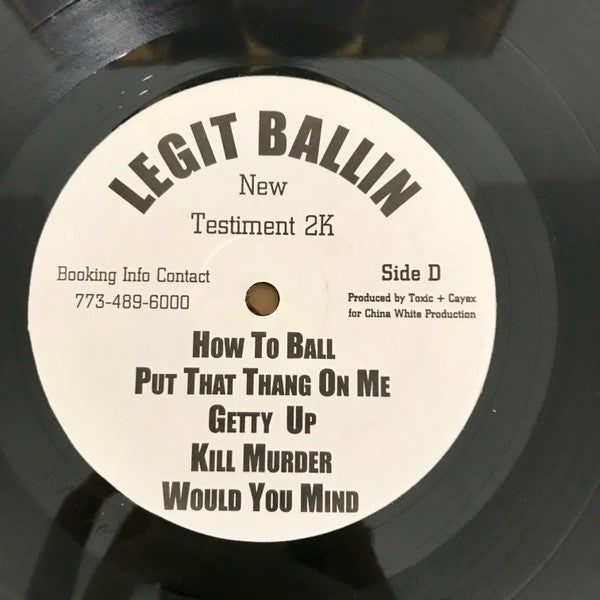 Twista : Legit Ballin: New Testiment 2K- Street Scriptures (2xLP, Album, Promo)