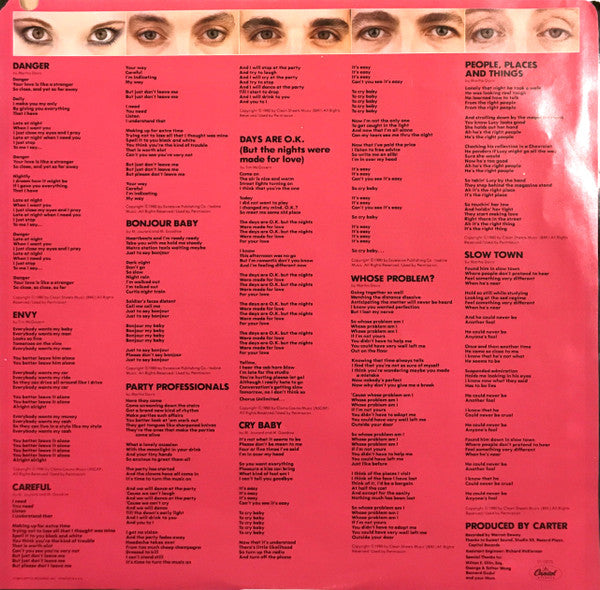 The Motels : Careful (LP, Album, Los)