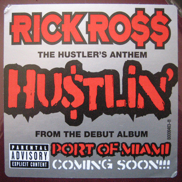 Rick Ross : Hustlin' (12", Single)