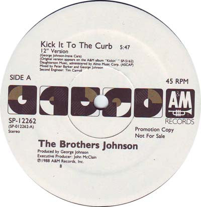 The Brothers Johnson* : Kick It To The Curb (12", Promo)