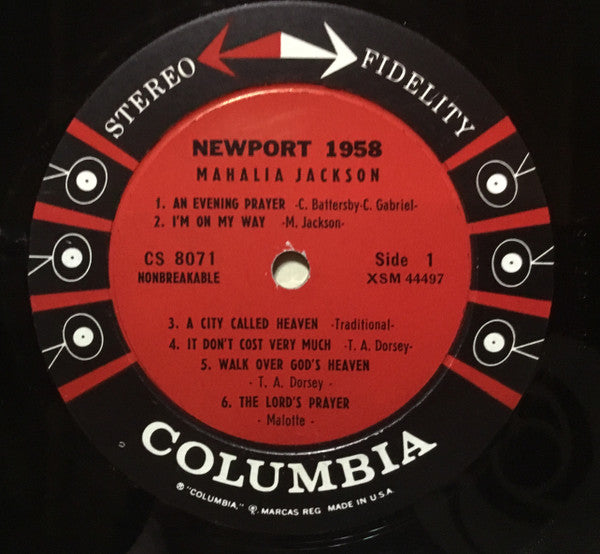 Mahalia Jackson : Newport 1958 (LP, Album)