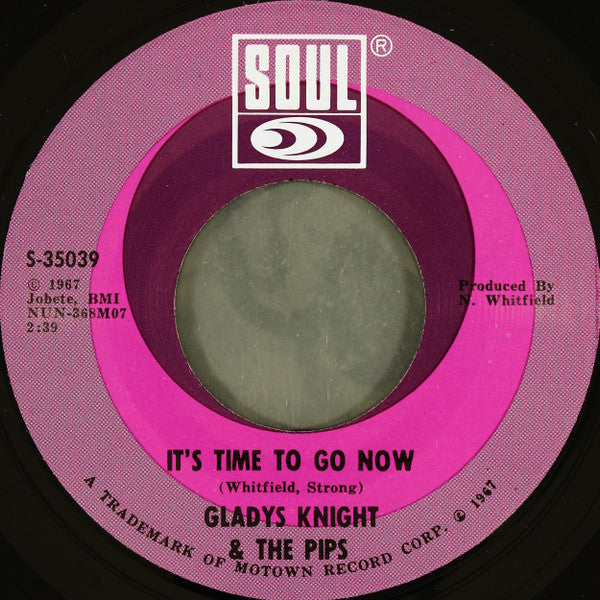 Gladys Knight & The Pips* : I Heard It Through The Grapevine (7", Single, Ame)