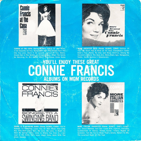 Connie Francis : Hollywood / (He's My) Dreamboat (7", Single, MGM)