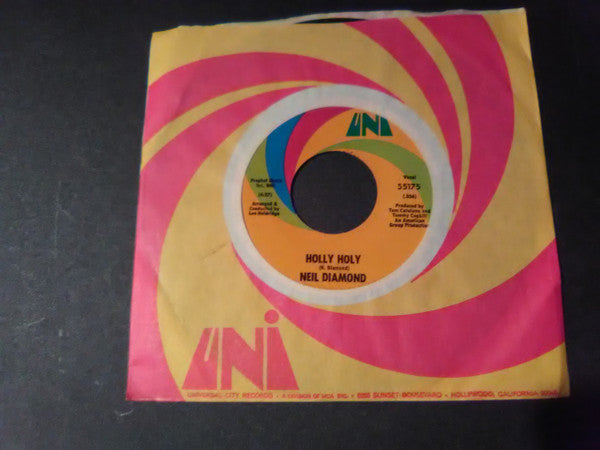 Neil Diamond : Holly Holy (7", Single, RP, Glo)
