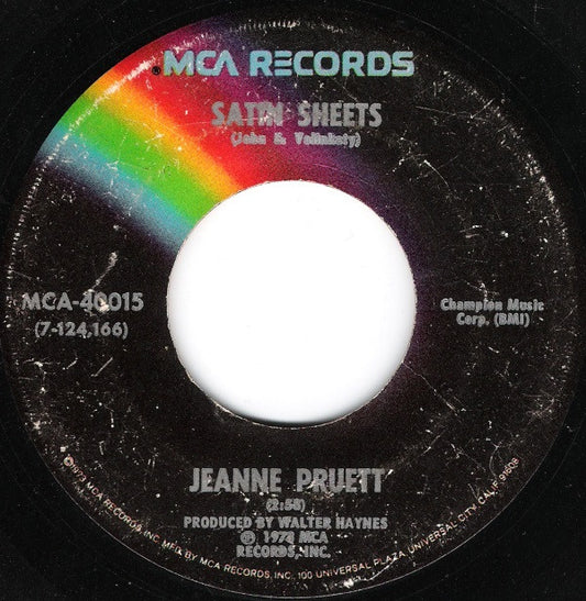 Jeanne Pruett : Satin Sheets / Sweet Sweetheart (7", Single, Pin)
