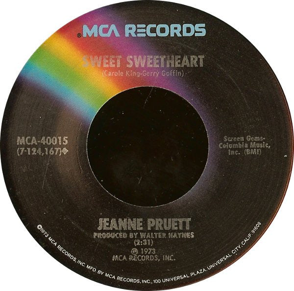 Jeanne Pruett : Satin Sheets / Sweet Sweetheart (7", Single, Pin)