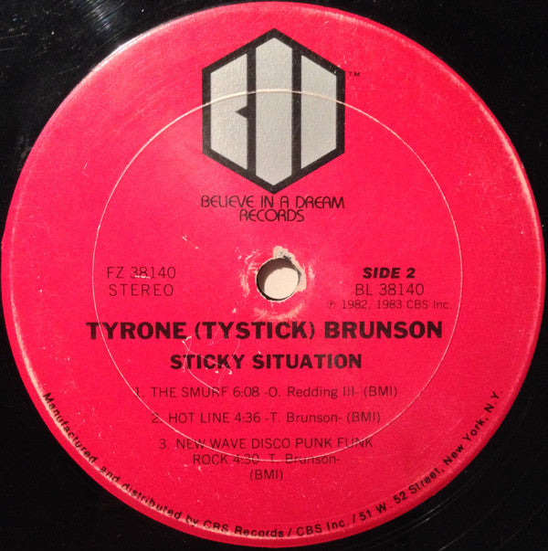 Tyrone Brunson : Sticky Situation (LP, Album)