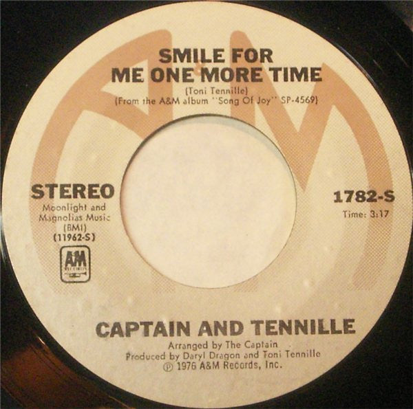 Captain & Tennille* : Lonely Night (Angel Face) (7", Single, Styrene, Pit)