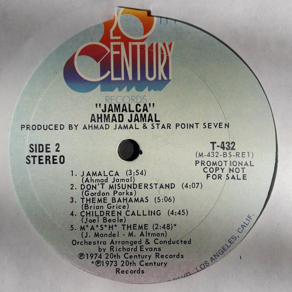 Ahmad Jamal : Jamalca (LP, Album, Promo)